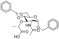 Benzyl N-Acetyl-4,6-O-benzylidene-α-isoMuraMic Acid|苄基N-乙酰基-4,6-O-亚苄基-Α-异麦芽糖酸