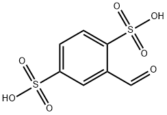 2-Formyl-1,4-benzenedisulfonic acid Structure