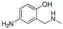 Phenol, 4-amino-2-[(methylamino)methyl]- (9CI) 结构式