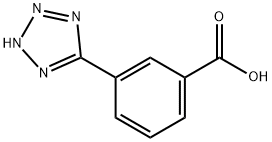3-(2H-TETRAZOL-5-YL)-BENZOIC ACID 化学構造式