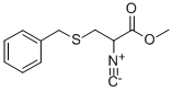 2-ISOCYANO-3-(BENZYLTHIO)PROPIONIC ACID METHYL ESTER Structure