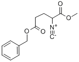2-ISOCYANO-4-BENZYLOXYCARBONYLBUTYRIC ACID METHYL ESTER 结构式