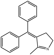 3-BENZHYDRYLIDENE-2-METHYL-1-PYRROLINE,731-36-2,结构式