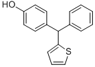 4-(PHENYL-THIOPHEN-2-YL-METHYL)-PHENOL Struktur