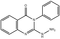2,4(1H,3H)-Quinazolinedione, 3-phenyl-, 2-hydrazone 化学構造式