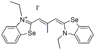 3-エチル-2-[3-[3-エチルベンゾセレナゾール-2(3H)-イリデン]-2-メチル-1-プロペニル]ベンゾセレナゾール-3-イウム·ヨージド 化学構造式