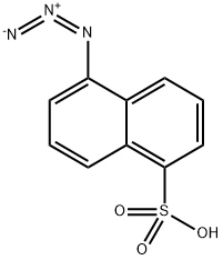 1-azidonaphthalene-5-sulfonate 化学構造式