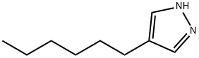 1H-Pyrazole, 4-hexyl- Structure