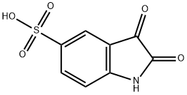 靛红-5-磺酸, 7313-70-4, 结构式