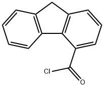 9H-FLUORENE-4-CARBONYL CHLORIDE Struktur