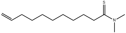 10-Undecenethioamide,  N,N-dimethyl- Struktur