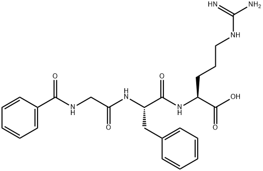 HIPPURYL-PHE-ARG-OH, 73167-83-6, 结构式