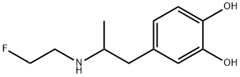 1,2-Benzenediol, 4-[2-[(2-fluoroethyl)amino]propyl]- (9CI) 化学構造式