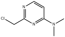 2-(氯甲基)-N,N-二甲基嘧啶-4-胺 结构式