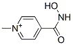 Pyridinium,  4-[(hydroxyamino)carbonyl]-1-methyl- Structure