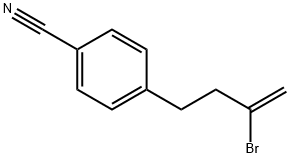 2-BROMO-4-(4-CYANOPHENYL)-1-BUTENE Structure