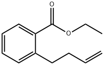 4-(2-カルボエトキシフェニル)-1-ブテン 化学構造式