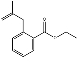 2-(2-甲基烯丙基)苯甲酸乙酯, 731772-82-0, 结构式