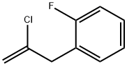 2-CHLORO-3-(2-FLUOROPHENYL)-1-PROPENE Structure