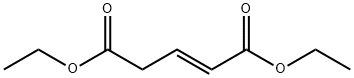 Диэтиловый эфир (E)-2-пентендиовой кислоты структура