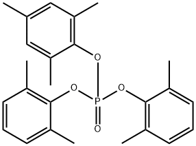 Phosphoric acid bis(2,6-dimethylphenyl)2,4,6-trimethylphenyl ester 结构式