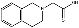 3,4-ジヒドロ-2(1H)-イソキノリニル酢酸 化学構造式