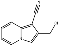 2-(CHLOROMETHYL)INDOLIZINE-1-CARBONITRILE,731821-82-2,结构式