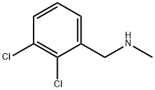 (2,3-ジクロロベンジル)メチルアミン 化学構造式