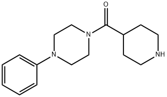 (4-PHENYL-PIPERAZIN-1-YL)-PIPERIDIN-4-YL-METHANONE HYDROCHLORIDE Struktur