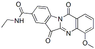 Indolo[2,1-b]quinazoline-8-carboxamide,  N-ethyl-6,12-dihydro-4-methoxy-6,12-dioxo- Structure