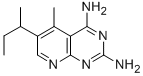 Pyrido(2,3-d)pyrimidine, 2,4-diamino-6-sec-butyl-5-methyl- Struktur