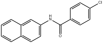 P-CHLORO-N-2-NAPHTHYL-BENZAMIDE,73190-69-9,结构式