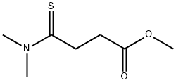 Butanoic  acid,  4-(dimethylamino)-4-thioxo-,  methyl  ester Structure