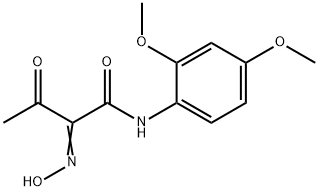 N-(2,4-DIMETHOXY-PHENYL)-2-HYDROXYIMINO-3-OXO-BUTYRAMIDE,732-71-8,结构式