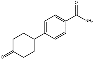 4-苯甲酰胺-环己酮 结构式