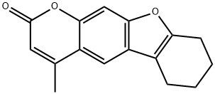 4-methyltetrahydrobenzopsoralen 化学構造式