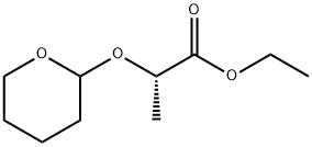 2-(TETRAHYDRO-PYRAN-2-YLOXY)-PROPIONIC ACID ETHYL ESTER 结构式