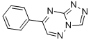 1,2,4-Triazolo(4,3-b)(1,2,4)triazine, 7-phenyl- Structure