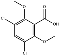 3,5-DICHLORO-2,6-DIMETHOXYBENZOIC ACID Structure