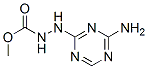 Hydrazinecarboxylic  acid,  2-(4-amino-1,3,5-triazin-2-yl)-,  methyl  ester Structure