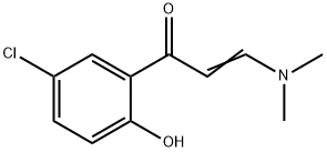 (E)-1-(5-chloro-2-hydroxyphenyl)-3-(diMethylaMino)prop-2-en-1-one 化学構造式