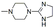 Piperazine, 1-(4,5-dihydro-1H-imidazol-2-yl)-4-methyl- (9CI),732204-71-6,结构式