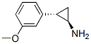 Cyclopropanamine, 2-(3-methoxyphenyl)-, (1R,2S)- (9CI) Structure