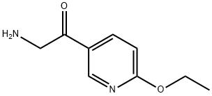 Ethanone, 2-amino-1-(6-ethoxy-3-pyridinyl)- (9CI) Structure