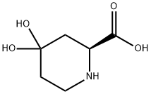 2-Piperidinecarboxylicacid,4,4-dihydroxy-,(S)-(9CI) Struktur