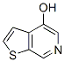 Thieno[2,3-c]pyridin-4-ol (9CI) Struktur