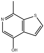 Thieno[2,3-c]pyridin-4-ol, 7-methyl- (9CI) 化学構造式