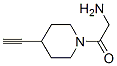 Piperidine, 1-(aminoacetyl)-4-ethynyl- (9CI) Structure