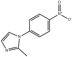 2-METHYL-1-(4-NITROPHENYL)-1H-IMIDAZOLE Struktur
