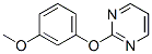 Pyrimidine, 2-(3-methoxyphenoxy)- (9CI) Structure